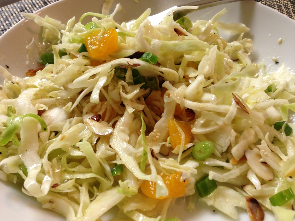 Asian Cole Slaw. Follow Guess Who's Cooking on Twitter @guesswhoscookin