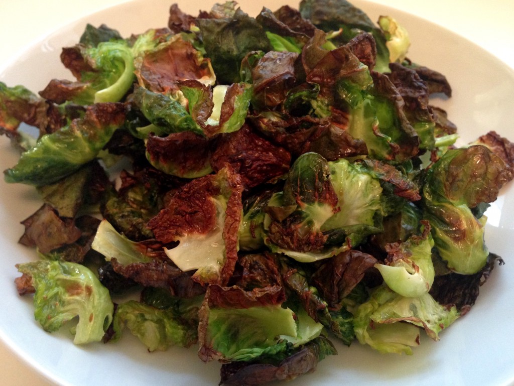 Brussels Sprouts Chips - Guesswhoscooking.com