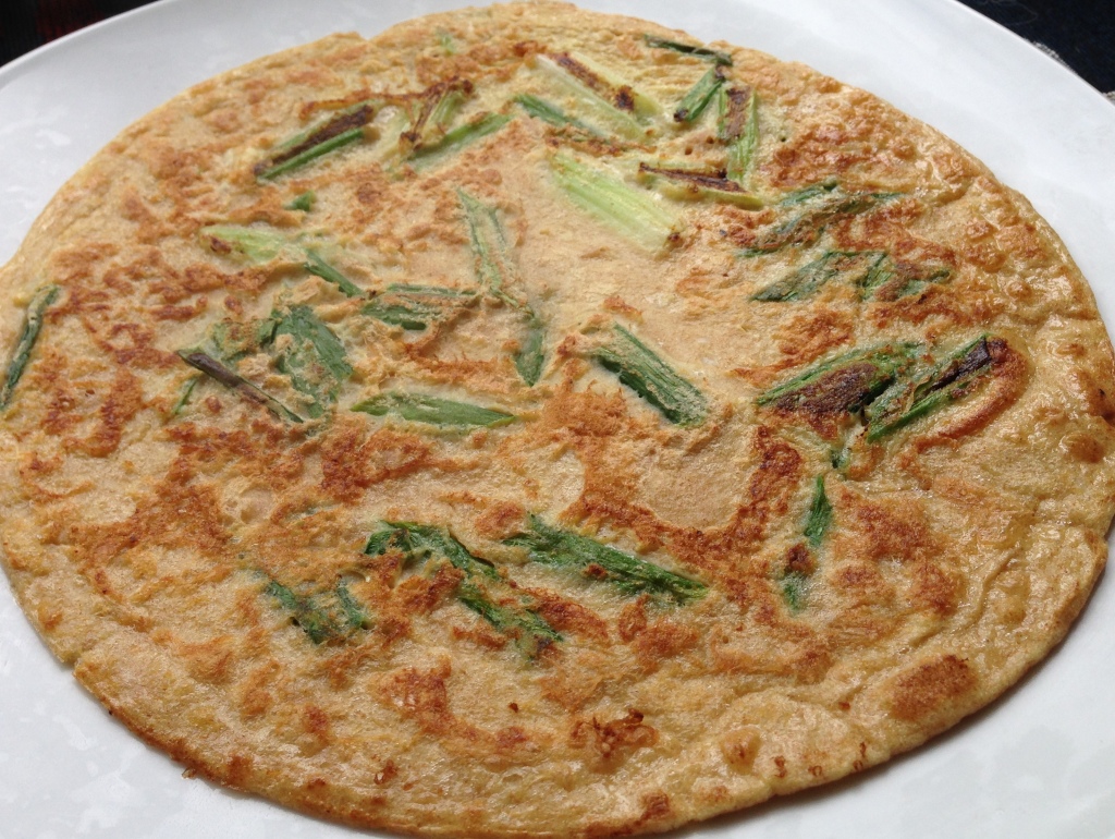 Healthy Whole Wheat Scallion Pancake - similar to Chinese or Korean pancakes. Guess Who's Cooking