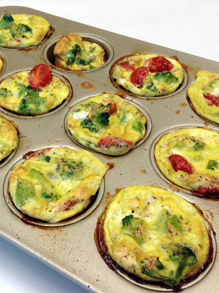 egg and vegetable muffin frittata