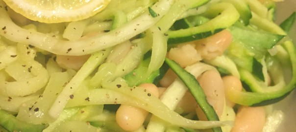 Lemon Garlic Zucchini Noodles