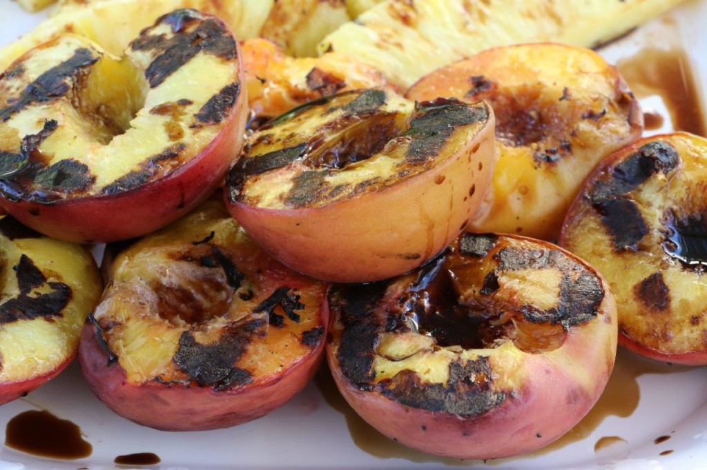 Grilled Peaches and Pineapple