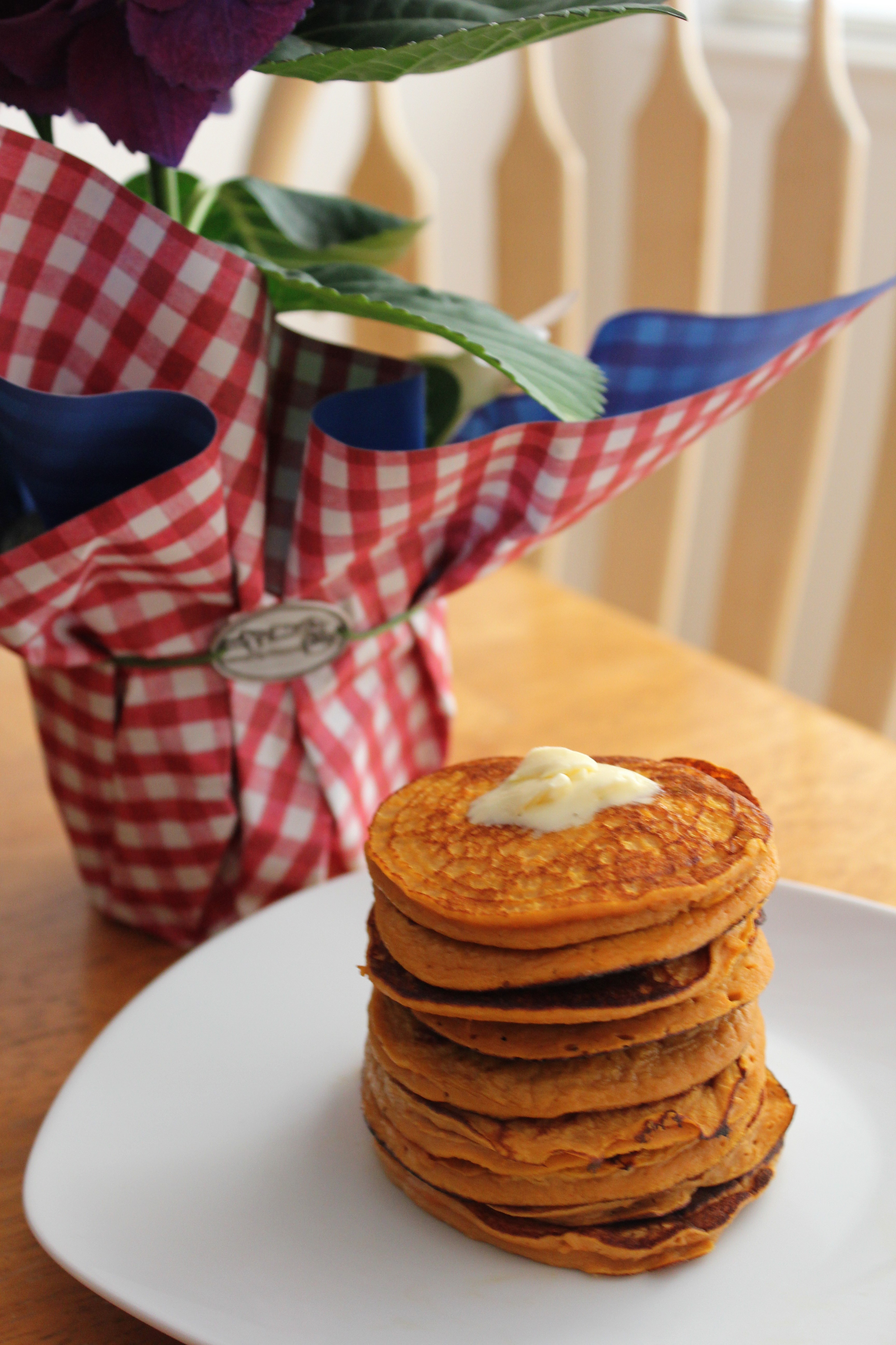 2 Ingredient Sweet Potato Pancakes