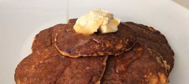 2 Ingredient Sweet Potato Pancakes